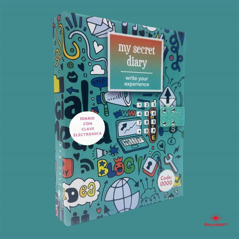 DIARIO CON CLAVE WRITE YOUR EXPERIENCE