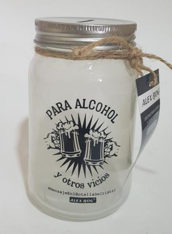 TARROS HUCHA PARA ALCOHOL Y OTROS VICIOS