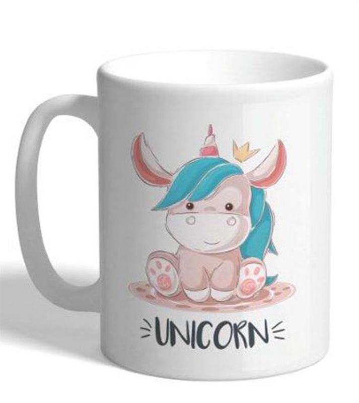 TAZA CERAMICA MUG PORCELANA UNICORN