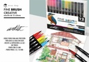 12 ROTULADORES FINE BRUSH GAMA CREATIVE 2 PUNTAS