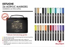 ESTUCHE ACRILICOS GAMA ARTIST,ORGANIZADOR 24 COL
