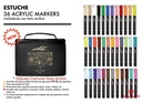 ESTUCHE ACRILICOS GAMA ARTIST,ORGANIZADOR 36 COL
