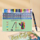 ESTUCHE ACRILICOS PINCEL 2  EN 1 ,