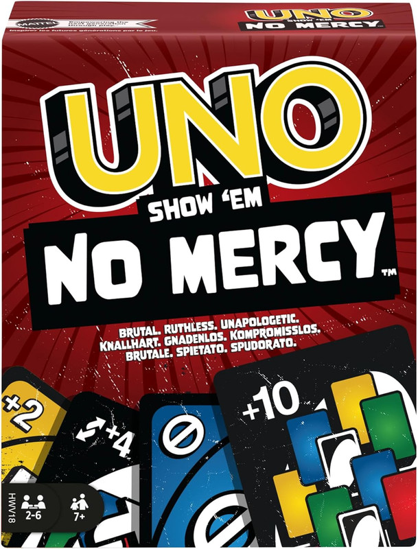 MATTEL GAMES UNO NO MERCY 020-HWV18