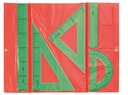CONJUNTO DIBUJO ESCOLAR REGLAS VERDES