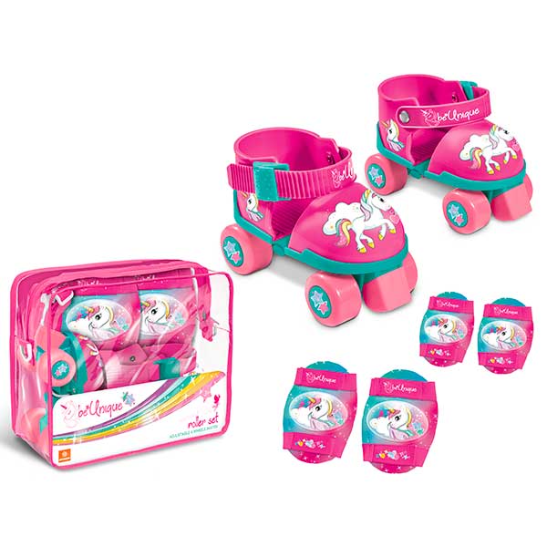 SET PATINES+PROTECCIONES UNICORNIO MONDO 28511