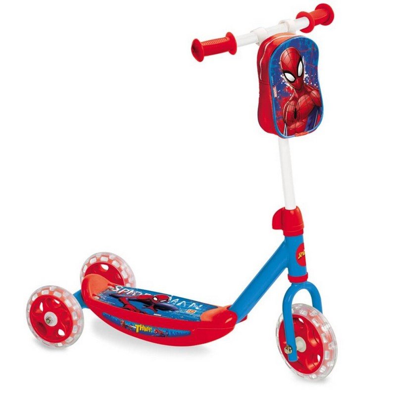 1º PATINETE 3 RUEDAS - SPIDERMAN    47 X 13 X 23 MONDO 28692
