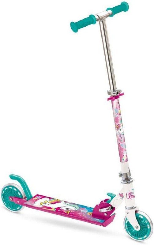 PATINETE ALUMINIO 2 RUEDAS UNICORNIO  66 x 32.5 x 79 centímetros MONDO 28693