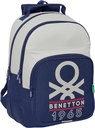 MOCHILA DOBLE ADAPT.CARRO BENETTON "VARSITY" 32x42x15cm 32x42x3cm