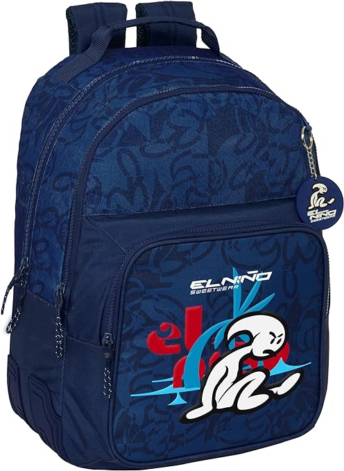 MOCHILA DOBLE ADAPT.CARRO EL NIÑO "PARADISE" 32x42x15cm 32x42x3cm
