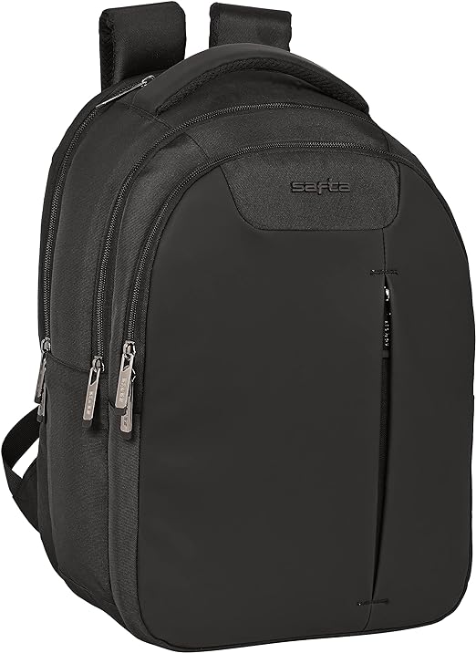 MOCHILA PC 15,6'' Y 14,1''+TAB 9,7''+USB SAFTA BUSINESS "BLACK" 31x45x23cm 31x45x3cm
