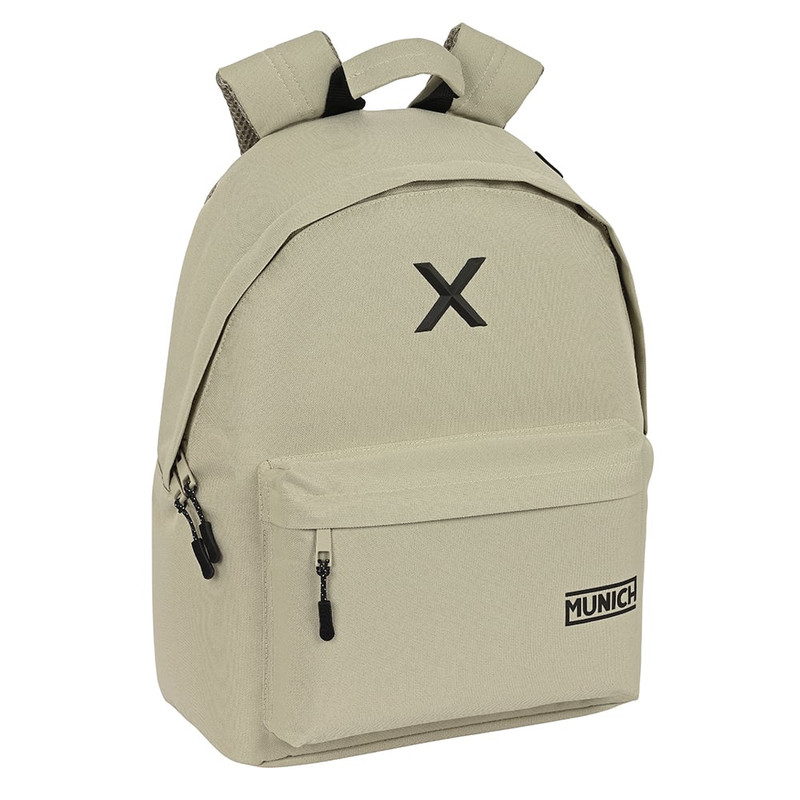 MOCHILA PARA PORTATIL 14,1" MUNICH BASICOS "TOPO" 31x41x16cm 0x0x0cm