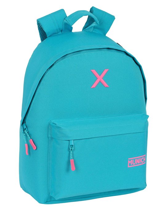 MOCHILA PARA PORTATIL 14,1" MUNICH BASICOS "TURQUESA" 31x41x16cm 0x0x0cm