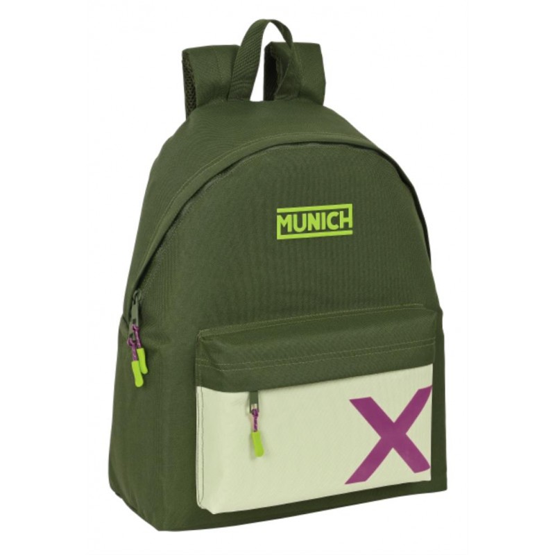 MOCHILA MUNICH "BRIGHT KHAKI" 33x42x15cm 33x42x3cm
