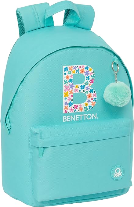 MOCHILA PARA PORTATIL 14,1" BENETTON "LETTER" 31x41x16cm 31x41x3cm