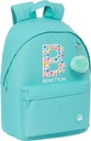 MOCHILA PARA PORTATIL 14,1" BENETTON "LETTER" 31x41x16cm 31x41x3cm