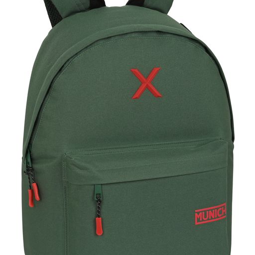 MOCHILA PARA PORTATIL 14,1" MUNICH BASICOS "VERDE" 31x41x16cm 0x0x0cm