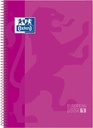 oxford cuadernoERNO SCHOOL A4 5X5 80H ROSA 100430270
