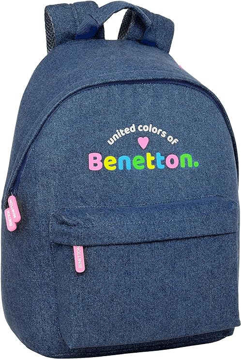 MOCHILA PARA PORTATIL 14,1" BENETTON "DENIM" 31x41x16cm 31x41x3cm