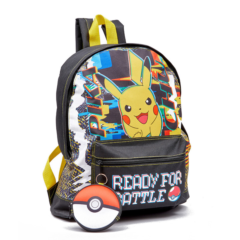 MOCHILA MONEDERO POKÉMON 32x40x3cm