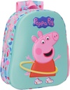 MOCHILA 3D PEPPA PIG 27x33x3cm