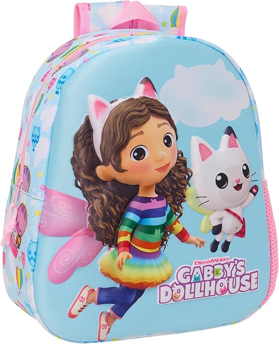 MOCHILA 3D GABBY'S DOLLHOUSE SAFTA 622473890 33x27x3cm