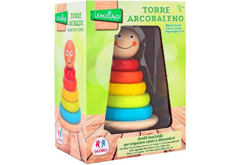 
TORRE DEL ANILLO DE MADERA 20 x 14,5 x 10,5 LEGNOLAND GLO37343