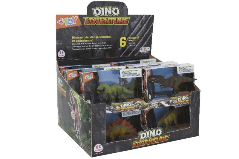  DINOSAURO 17CM 6ASS 16PZ D/ GLOBO GLO39109