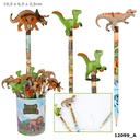 Dino World lápiz con figura dino 12099