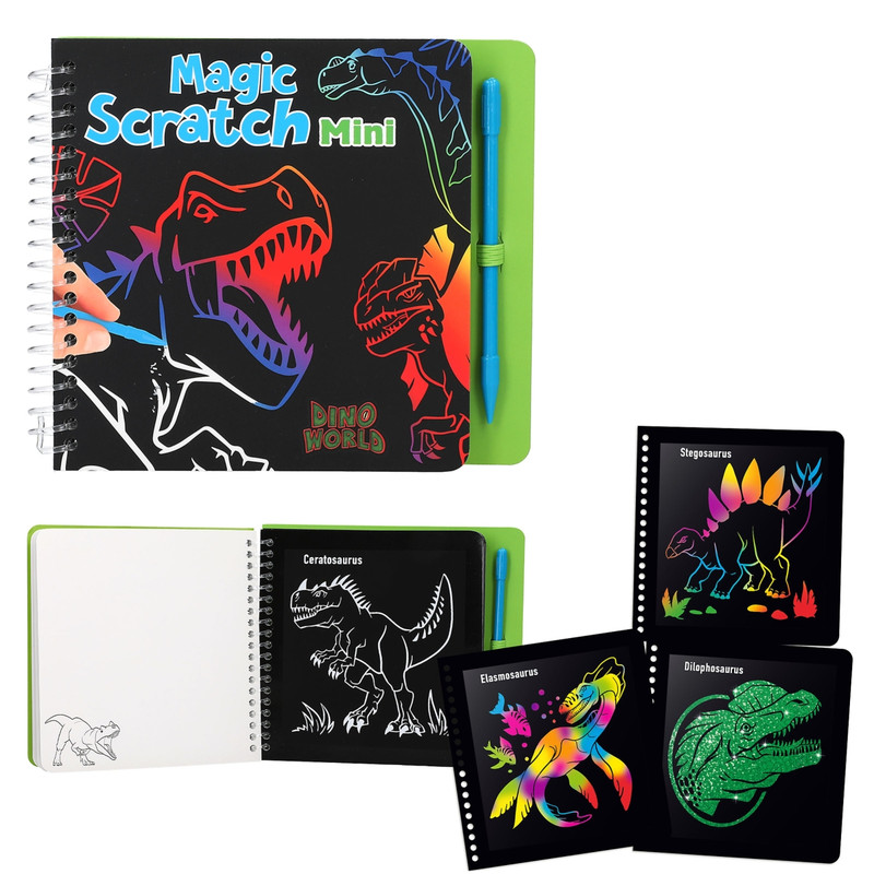 Dino World  Mini Magic-Scratch Boo 0012733