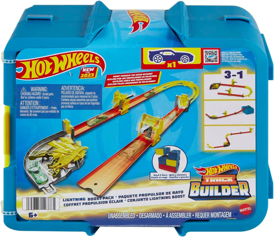 TRACK BUILDER PACK VELOCIDAD DEL RAYO HMC03 HOT WHEELS 446HMC03