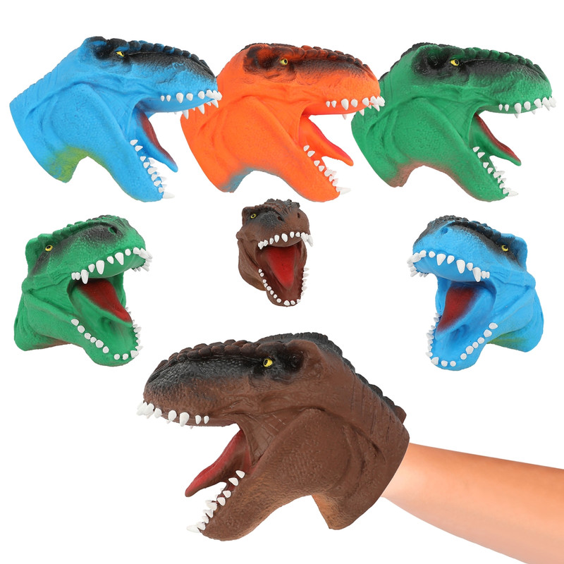 Dino World marioneta de mano dino aleatorio