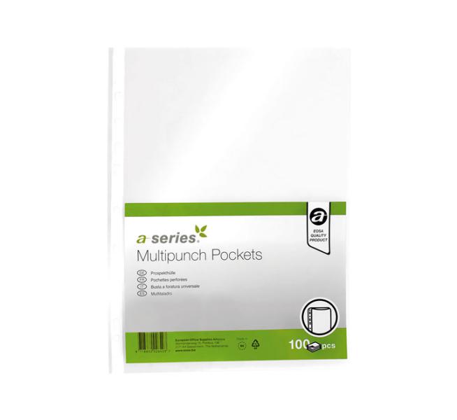 C. 100 FUNDAS PP A4 11T A-SERIES 80M P/NAR AS0760