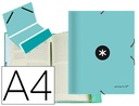 CARPESANOETA LIDERPAPEL ANTARTIK CLASIFICADORA A4 12 DEPARTAMENTOS GOMA CARTON FORRADO COLOR MENTA