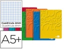 cuadernoERNO ESPIRAL LIDERPAPEL CUARTO WRITE TAPA BLANDA 80H 60 GR cuadernoRO 4MM CONMARGEN COLORES SURTIDOS