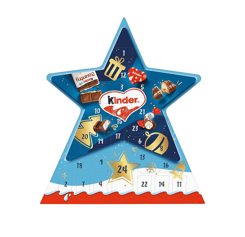 KINDER CALENDAR. MIX ESTRELLA 149G