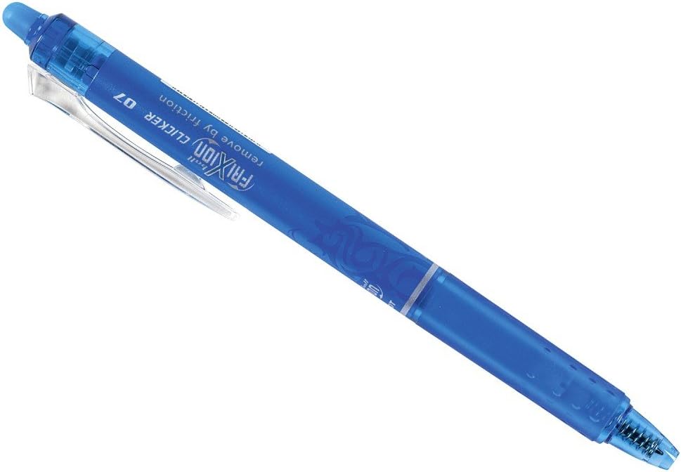 BOLIGRAF FRIXION CLICKER BALL 0,7MM BLAU CLARO BORRABLE