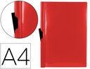 LIDERPAPEL
Carpeta liderpapel dossier pinza lateral polipropileno din a4 rojo translucido 30 hojas pinza deslizante.