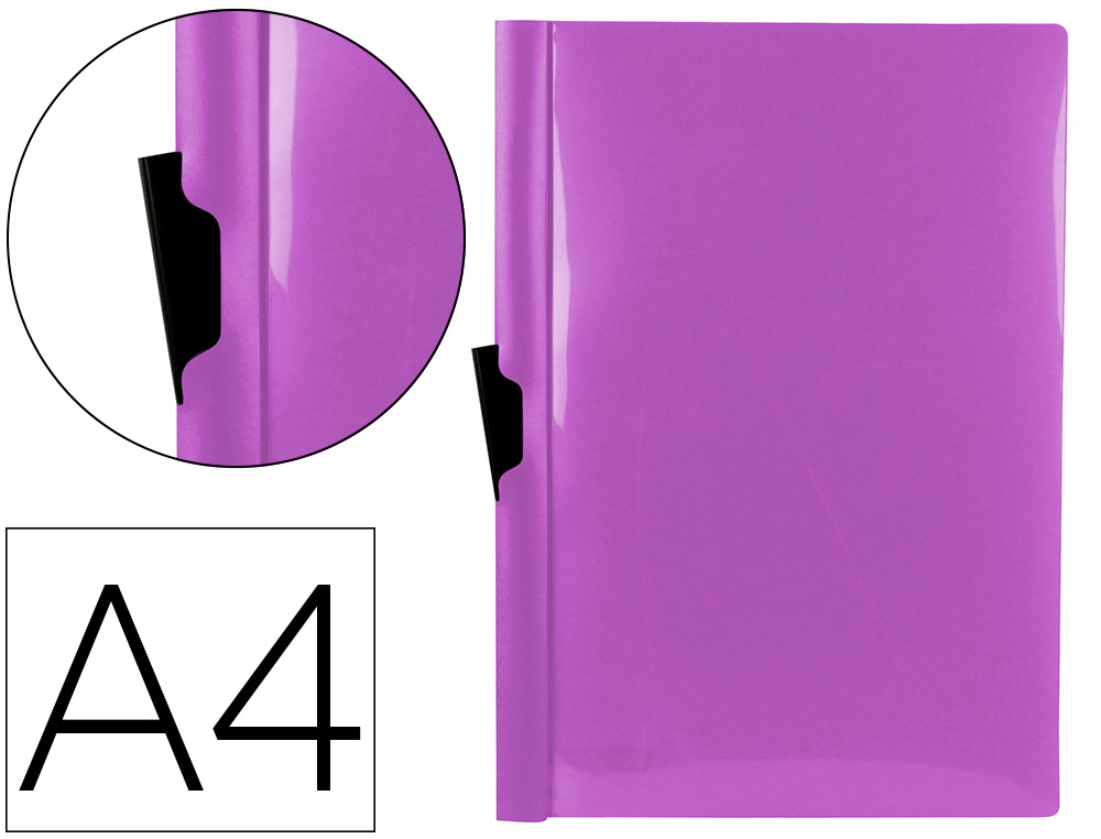 LIDERPAPEL
Carpeta liderpapel dossier pinza lateral polipropileno din a4 rojo translucido 30 hojas pinza deslizante.