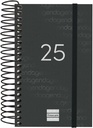 AGENDA 25 FINOCAM YEAR 7.9X12.7 D/P NEGRO CAT