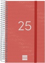 AGENDA 25 FINOCAM YEAR 11.7X18.1 D/P ROJO CAT