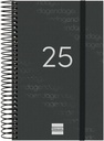 AGENDA 25 FINOCAM YEAR 11.7X18.1 D/P NEGRO CAT