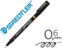 ROTULAD. STAEDTLER LUMOCOLOR PERM 0.6MM NEGRO