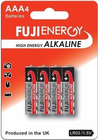 4 PILAS ALCALINAS FUJIENERGY LR03 (AAA) 1,5