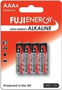 4 PILAS ALCALINAS FUJIENERGY LR03 (AAA) 1,5
