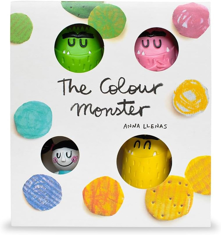 Set Colección El Monstruo de Colores con Nuna (4 figuras)