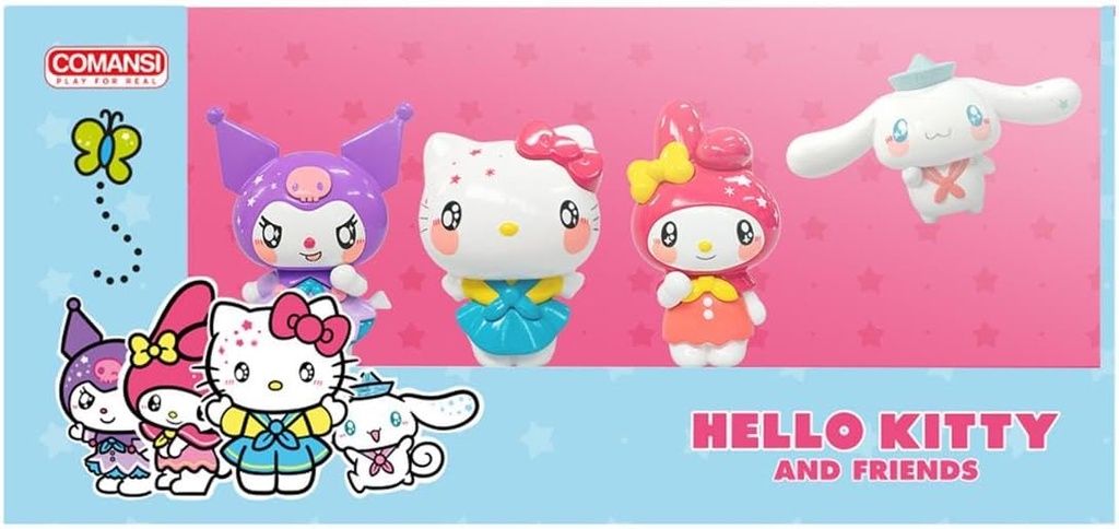 set colección  Hello Kitty & Friends  (4 figuras)