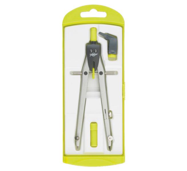 COMPAS ESCOLAR FAIBO CON ADAPTADOR 613-56 PISTACHO