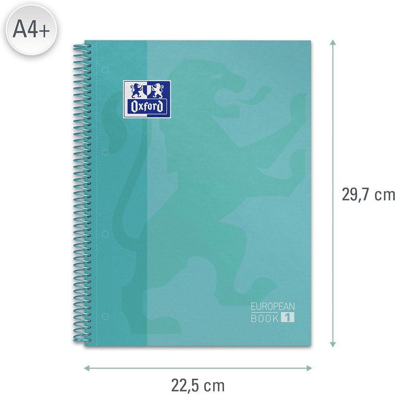 oxford BLOC MICRO T/ENC DA4+/80H/90GR 5x5 VERDE MEN