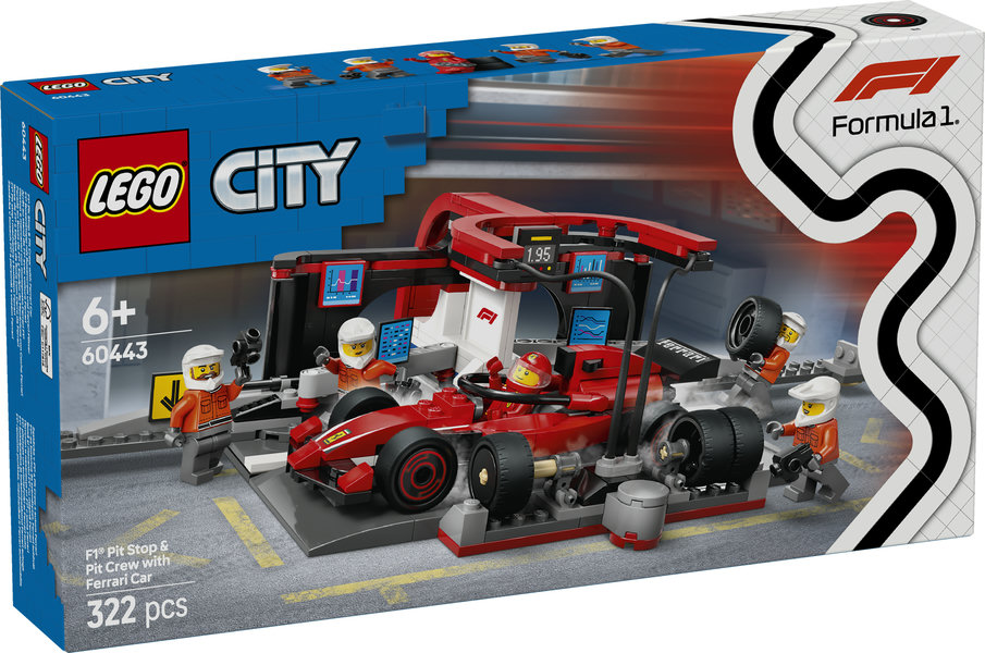 Parada en Boxes de F1@ y Equ.. V29 LEGO 60443